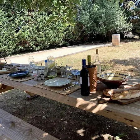 Domaine Des Lions - Maison De Vacances Charmante Pour 10P Avec Grand Jardin Prive Ferienhaus Sérignan